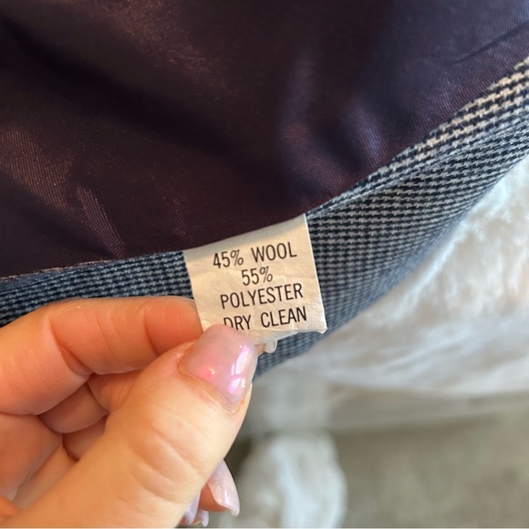 Evan Picone Vintage Blue Wool  Suit 10 - Picture 15 of 15